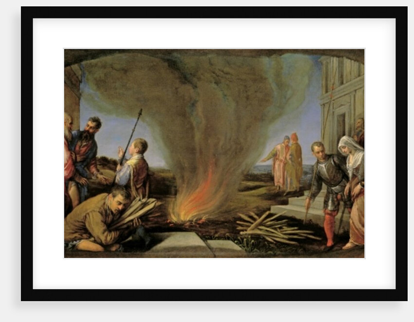 Tamar led to the Stake, 1566-67 by Jacopo Bassano