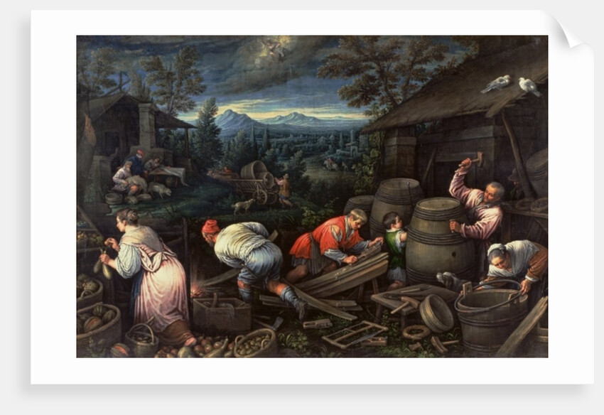 August, 1595-1600 by Leandro da Ponte Bassano