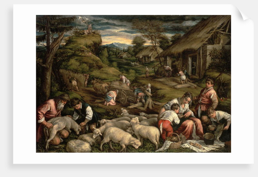 Summer, 1576 by Francesco Bassano