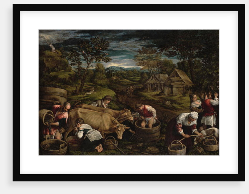 Harvest,, 1576 by Jacopo Bassano