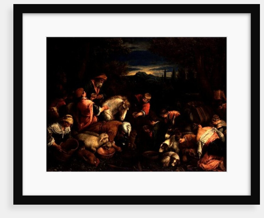 Jacob and Laban at the Well, c.1590 by Francesco Bassano