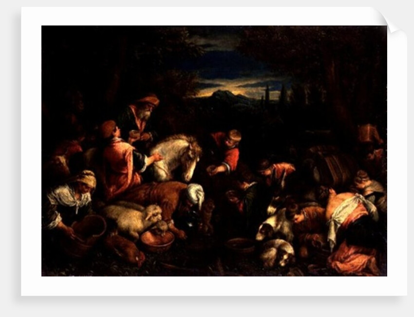 Jacob and Laban at the Well, c.1590 by Francesco Bassano