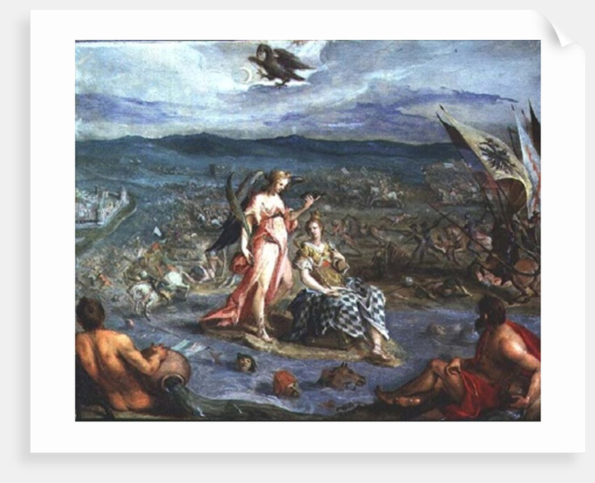 Allegory of The Turkish Wars: The Battle of Sissek 1593 by Johann or Hans von Aachen