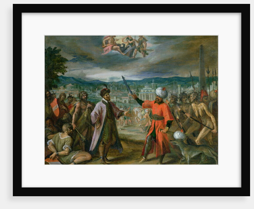 Allegory of the Turkish Wars: The Declaration of War at Constantinople, 1603-4 by Johann or Hans von Aachen