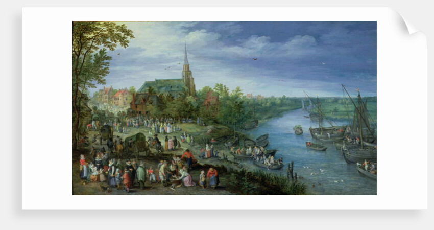 The Annual Parish Fair in Schelle, 1614 by Jan the Elder Brueghel