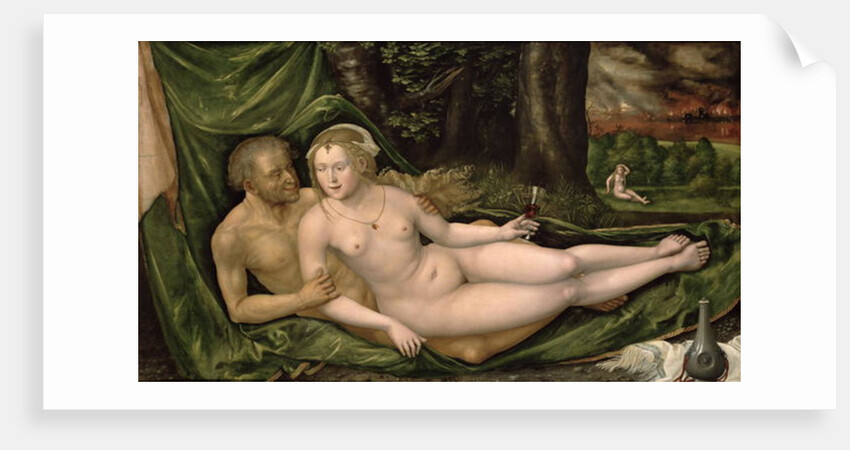 Lot and his daughter, 1537 by Albrecht Altdorfer