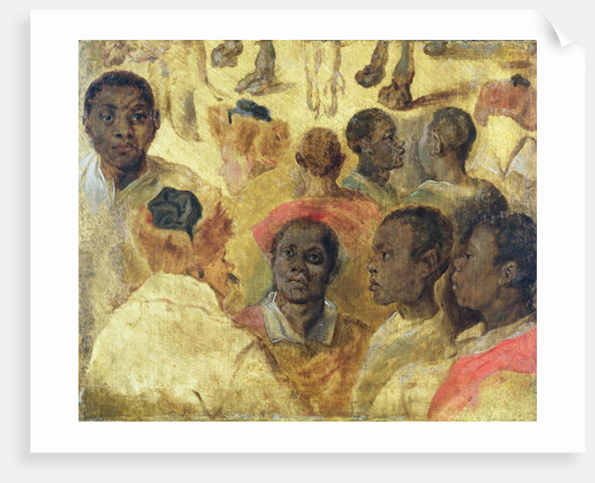 Study of Moorish Heads by Jan the Elder Brueghel