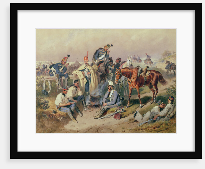 Hussar Encampment by R Gobel