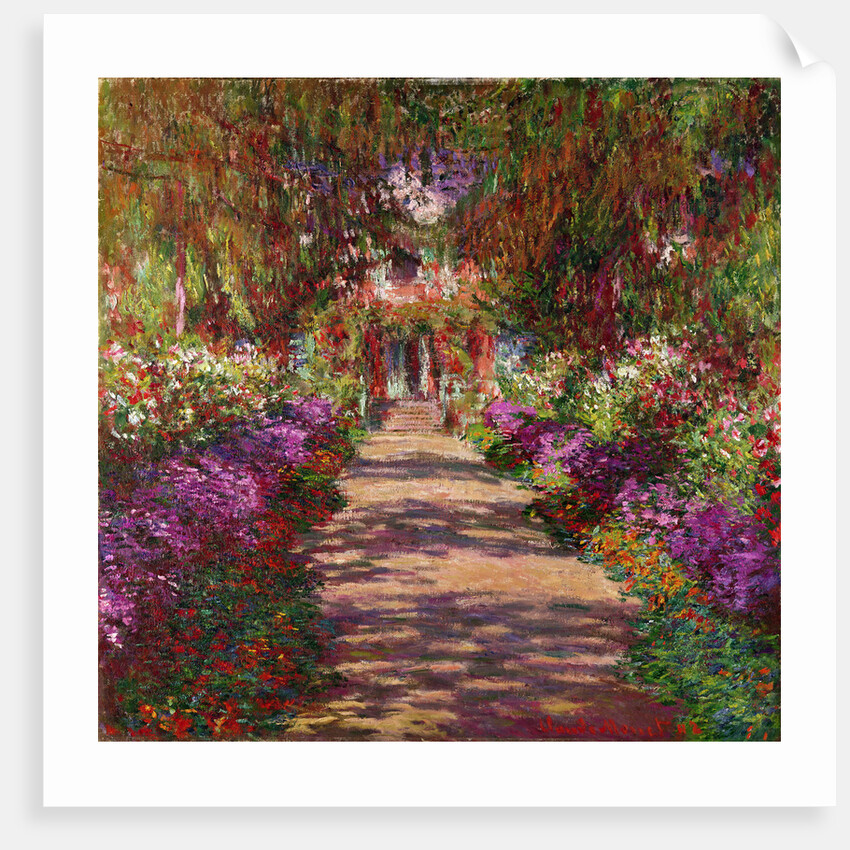 A Pathway in Monet's Garden, Giverny, 1902 by Claude Monet