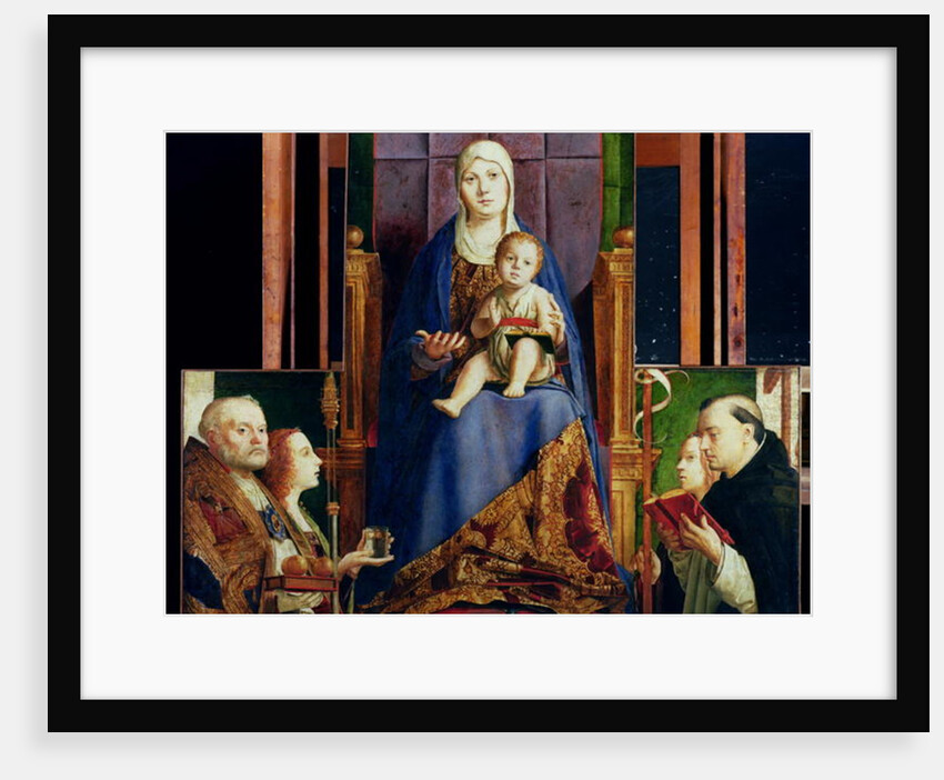 Madonna with Saint Nicholas of Bari by Antonello da Messina