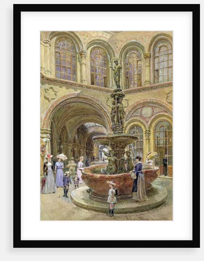 The Bank and Stock Exchange Building, Herrengasse, Vienna, 1891 by Franz Alt