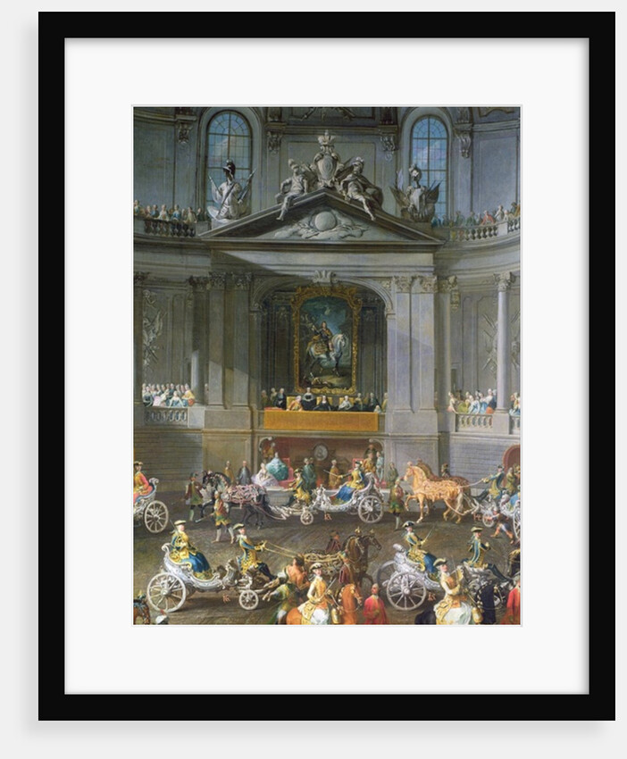 A Cavalcade in the Winter Riding School of the Vienna Hof to celebrate the defeat of the French Army at Prague by Martin van Mytens or Meytens