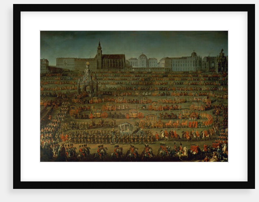 The Arrival of Isabella of Parma on the occasion of her wedding to Joseph II, 1760 by Martin van Mytens or Meytens
