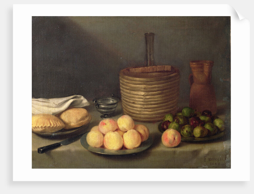 Still life with fruit, 1648 by Francisco Palacios
