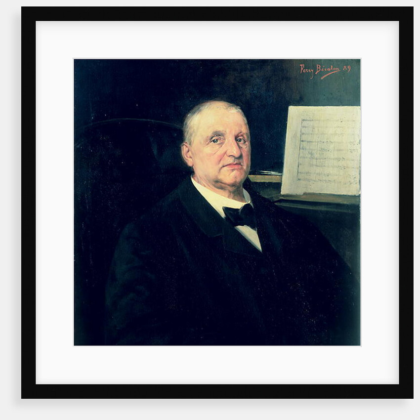 Anton Bruckner, 1889 by Ferry Peratoner