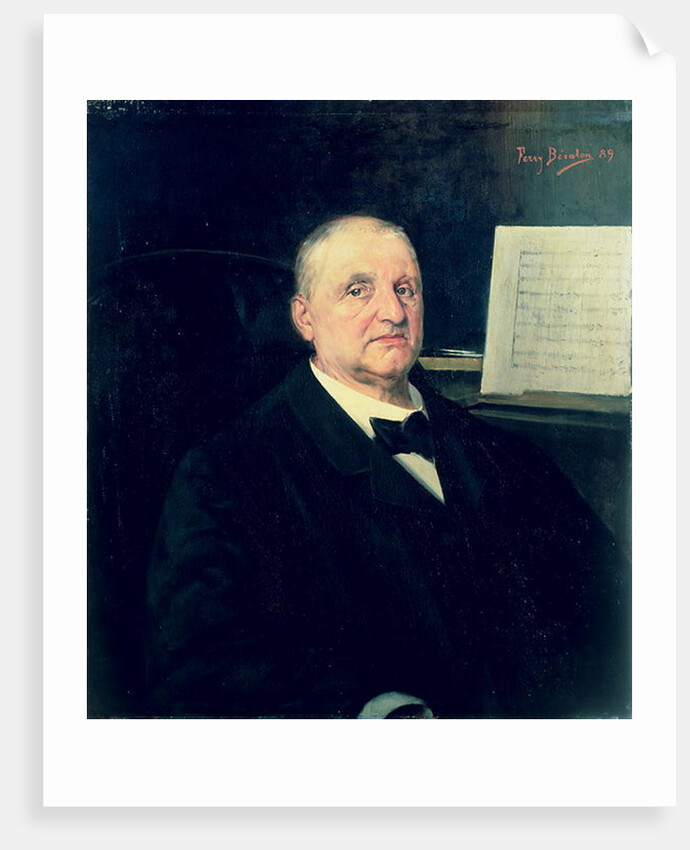 Anton Bruckner, 1889 by Ferry Peratoner