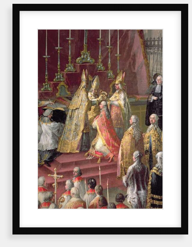 The Coronation of Joseph II as Emperor of Germany in Frankfurt Cathedral, 1764 by Martin van Mytens or Meytens