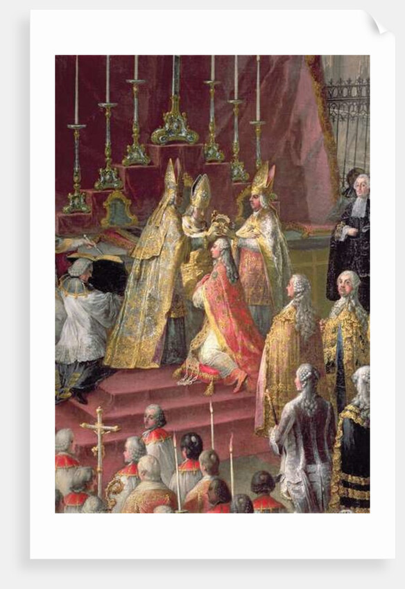 The Coronation of Joseph II as Emperor of Germany in Frankfurt Cathedral, 1764 by Martin van Mytens or Meytens