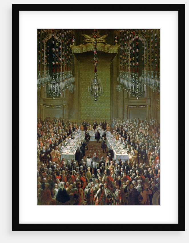 Banquet in the Redoutensaal, Vienna, 1760 by Martin van Mytens or Meytens