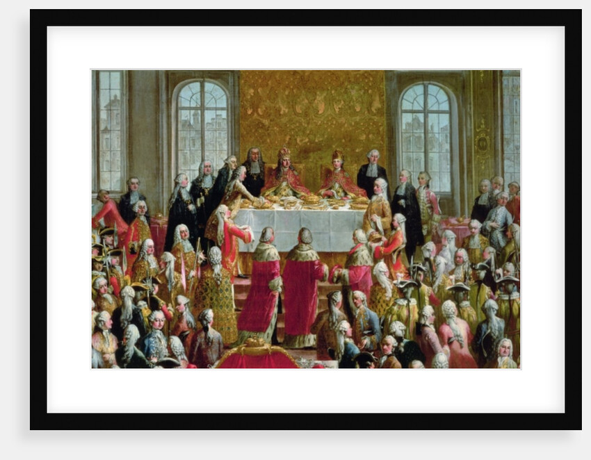 The Coronation Banquet of Joseph II, Emperor of Germany, 1764 by Martin van Mytens or Meytens