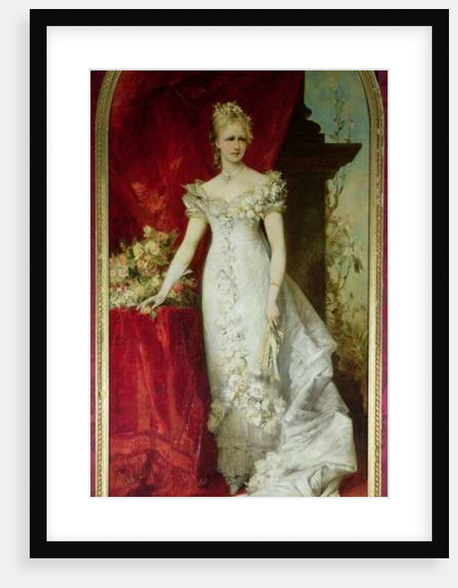 Crown Princess Stephanie of Belgium, consort to Crown Prince Rudolf of Austria by Hans Makart