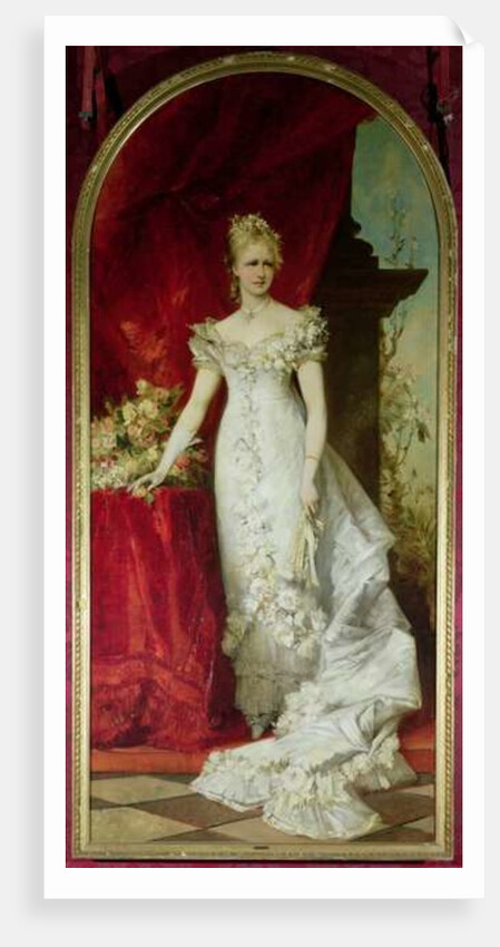Crown Princess Stephanie of Belgium, consort to Crown Prince Rudolf of Austria by Hans Makart