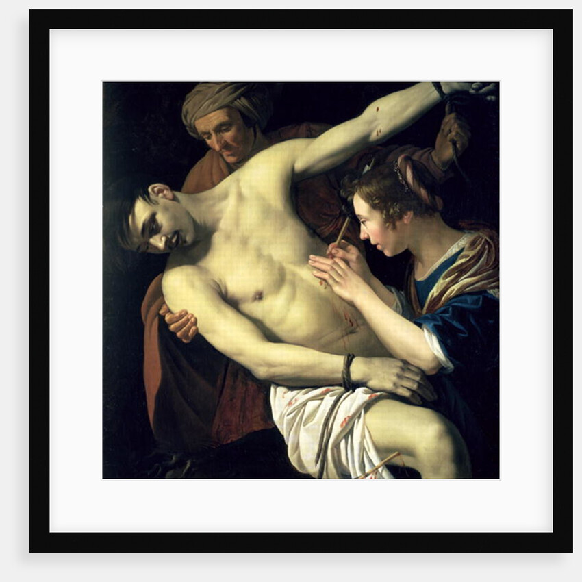St. Sebastian and St. Irene, 1624 by Jan van Bijlert or Bylert