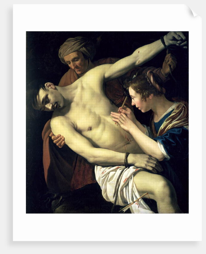 St. Sebastian and St. Irene, 1624 by Jan van Bijlert or Bylert