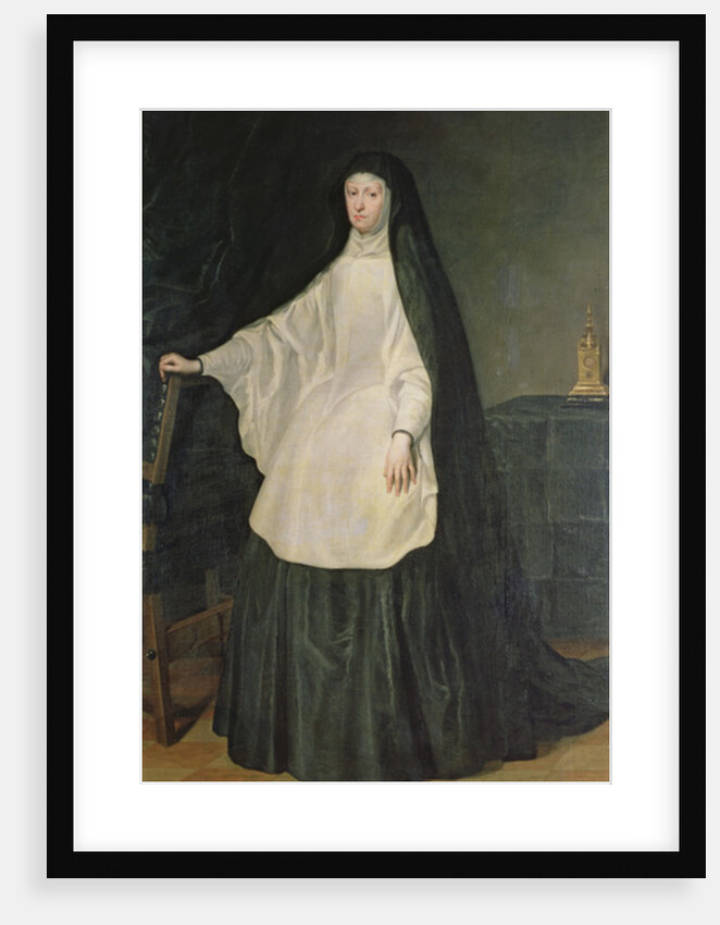 Queen Mariana of Austria, in mourning by Don Juan Carreno de Miranda