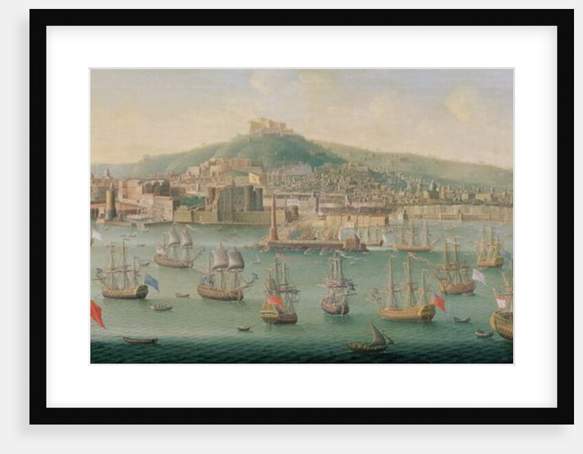 View of Naples by Gaspar Butler