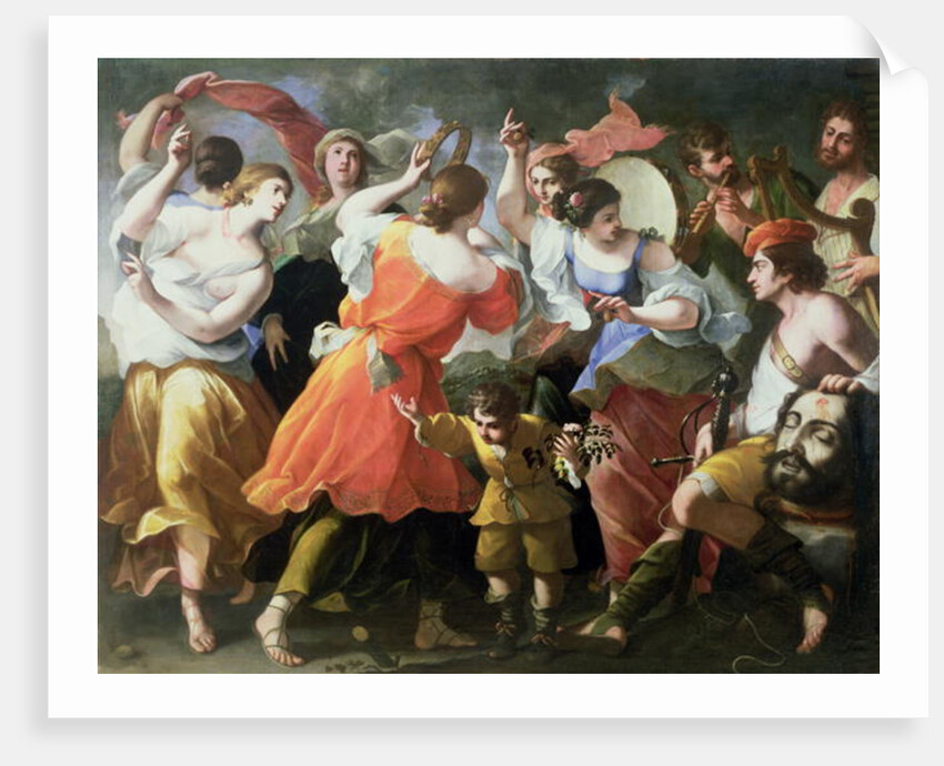 The Triumph of David, 1673 by Michele Ragoglia