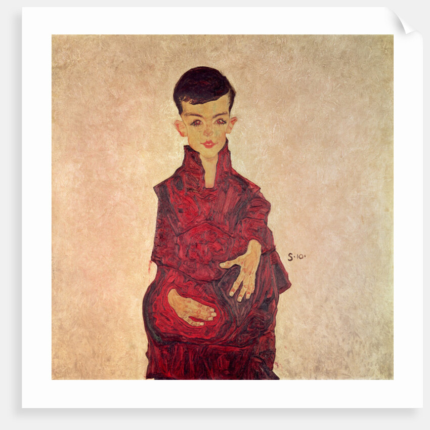 Rainerbub 1910 by Egon Schiele