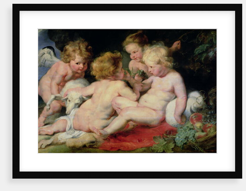 Infant Christ with John the Baptist and two angels, 1615/20 by Peter Paul Rubens