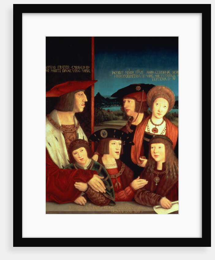 Maximilian I with his first wife Mary of Burgundy by Bernhard Strigel