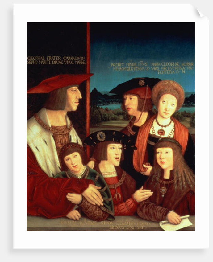 Maximilian I with his first wife Mary of Burgundy by Bernhard Strigel