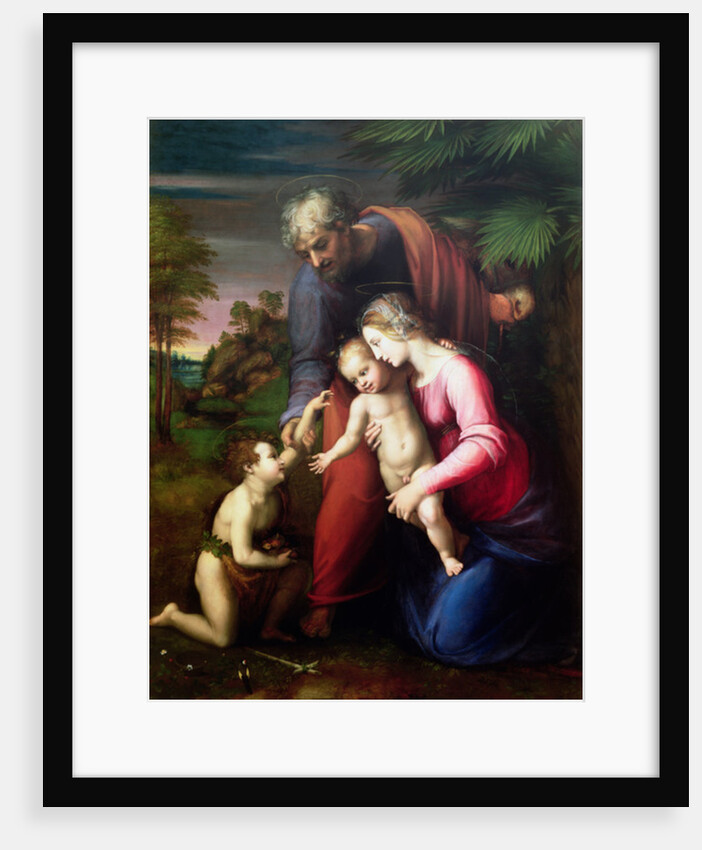 Holy Family with John the Baptist, 1513/14 by Sanzio of Urbino Raphael