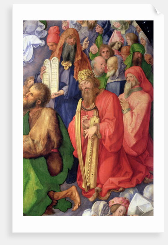 Landauer Altarpiece: King David, 1511 by Albrecht Dürer or Duerer