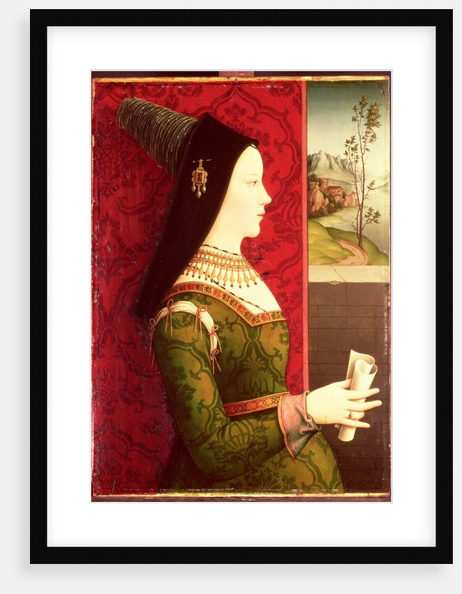 Mary of Burgundy daughter of Charles the Bold, Duke of Burgundy, wife of Emperor Maximilian I of Austria and mother of King Philip I of Spain by Ernst Maler