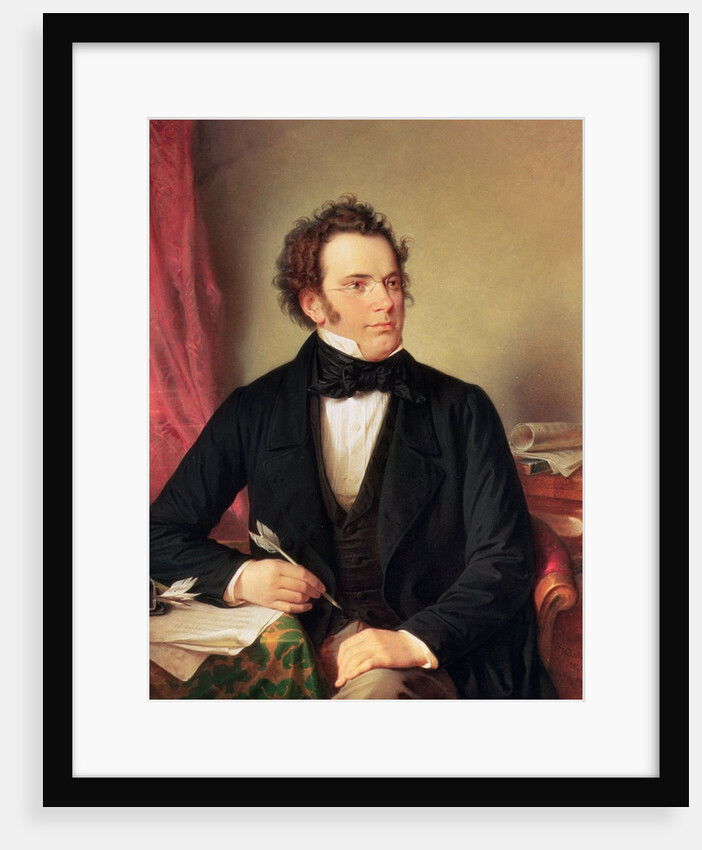 Franz Peter Schubert, 1825 by Wilhelm August Rieder