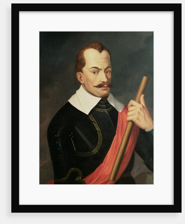 Portrait of Albrecht Wenzel Eusebius von Wallenstein Duke of Friedland and Mecklenburg and Prince of Sagan, after a painting by Van Dyck by Ludwig Ferdinand Schnorr von Carolsfeld