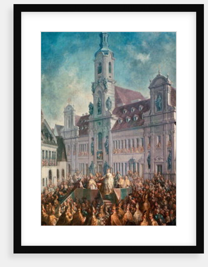 The Coronation of Empress Maria Theresa of Austria in Pressburg, 1768 by Franz Messmer