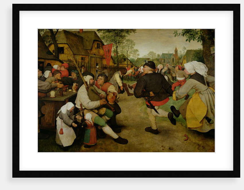 Peasant Dance, 1568 by Pieter the Elder Bruegel