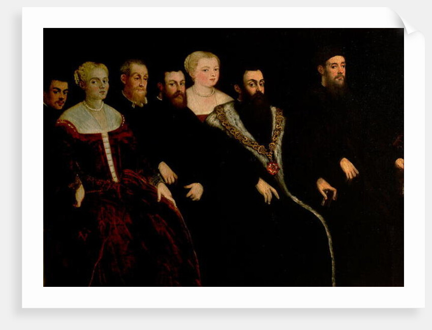 Seven members of the Soranzo Family by Jacopo Robusti Tintoretto