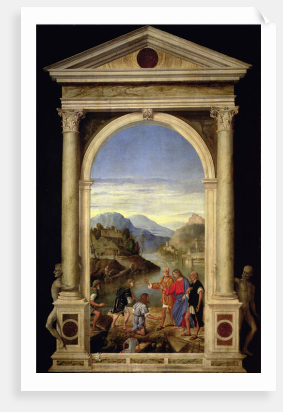 The Annointing of Zebedee's sons James and John, 1515 by Marco Basaiti