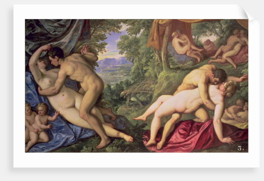 Lovers, 1585-89 by Paolo Fiammingo