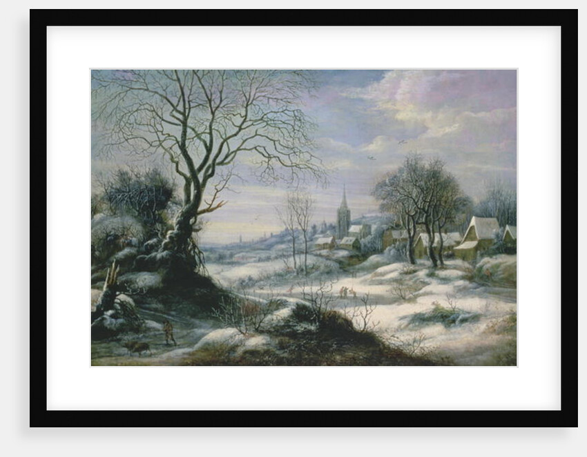 Winter landscape by Daniel van Heil