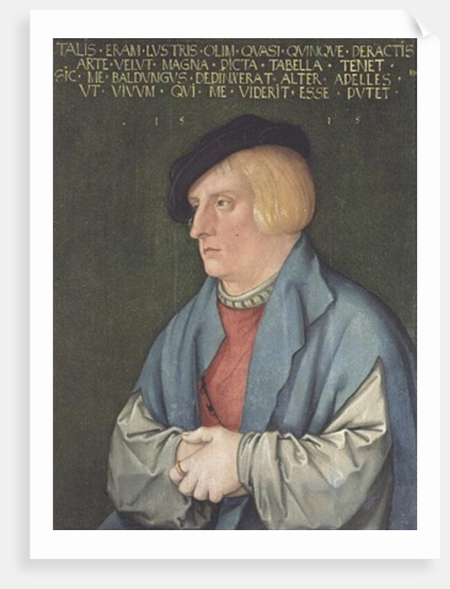 Portrait of a young man, 1515 by Hans Baldung Grien