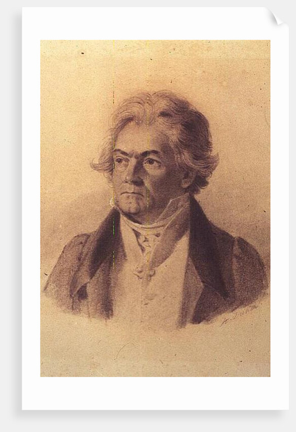 Ludwig van Beethoven, 1824 by Johann Stephan Decker