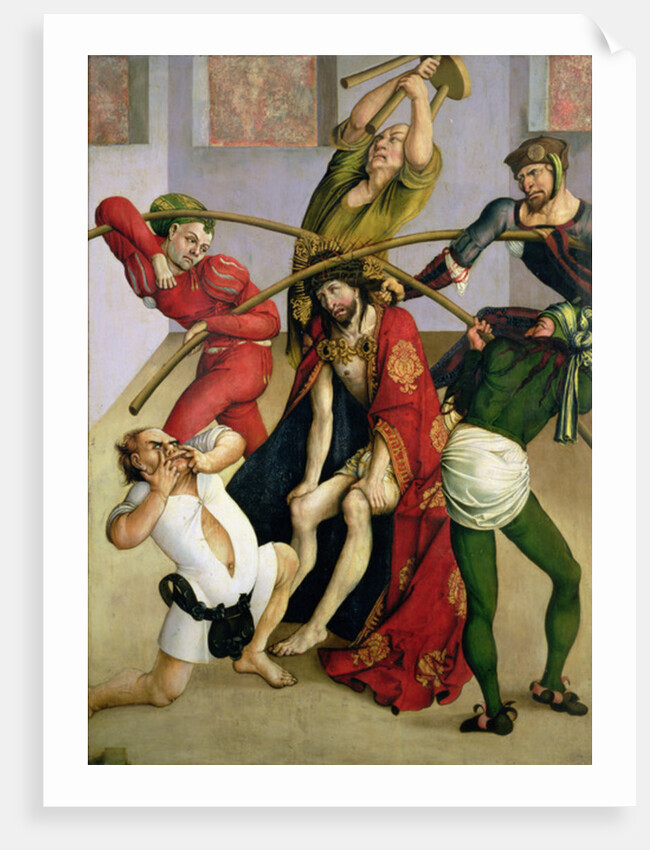 Christ crowned with thorns by Jorg I Breu