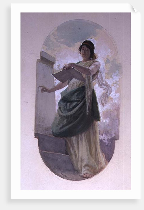 The Epigram, a study, 1890 by Franz Xaver Simm